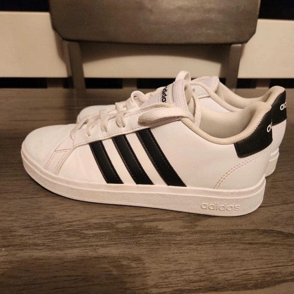 Adidas White and Black Sneakers